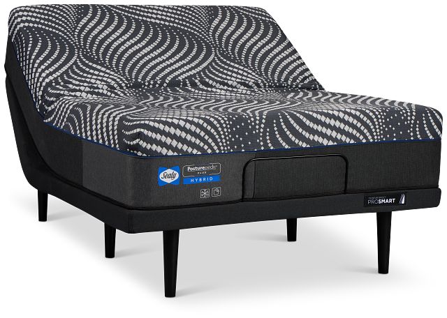 Sealy Posturepedic Plus High Point 14" Firm Ergo Prosmart Adjustable Mattress Set