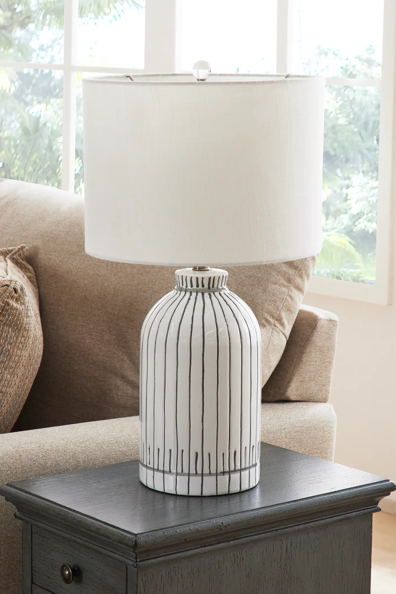 Pamina Gray Table Lamp Pamina Gray Table Lamp