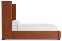 Captiva Elite Medium Brown 60" Upholstered Shelter Bed