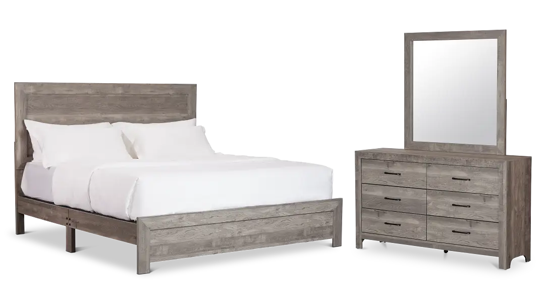 Ollie Gray Panel Bedroom Ollie Gray Panel Bedroom