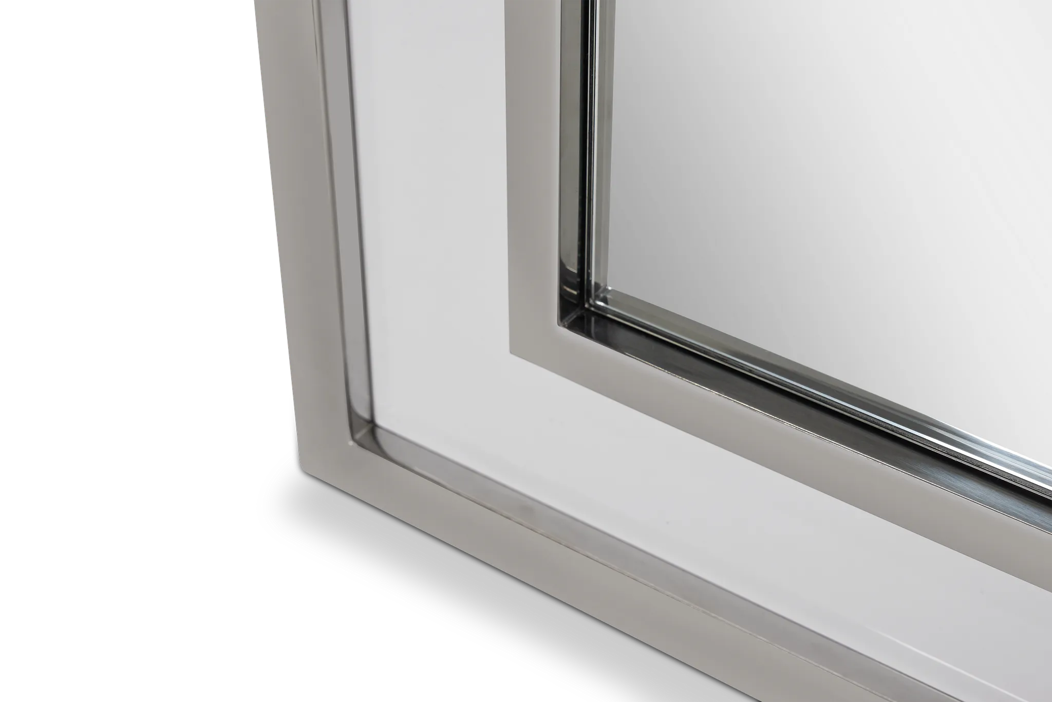 Miami White Floor Mirror