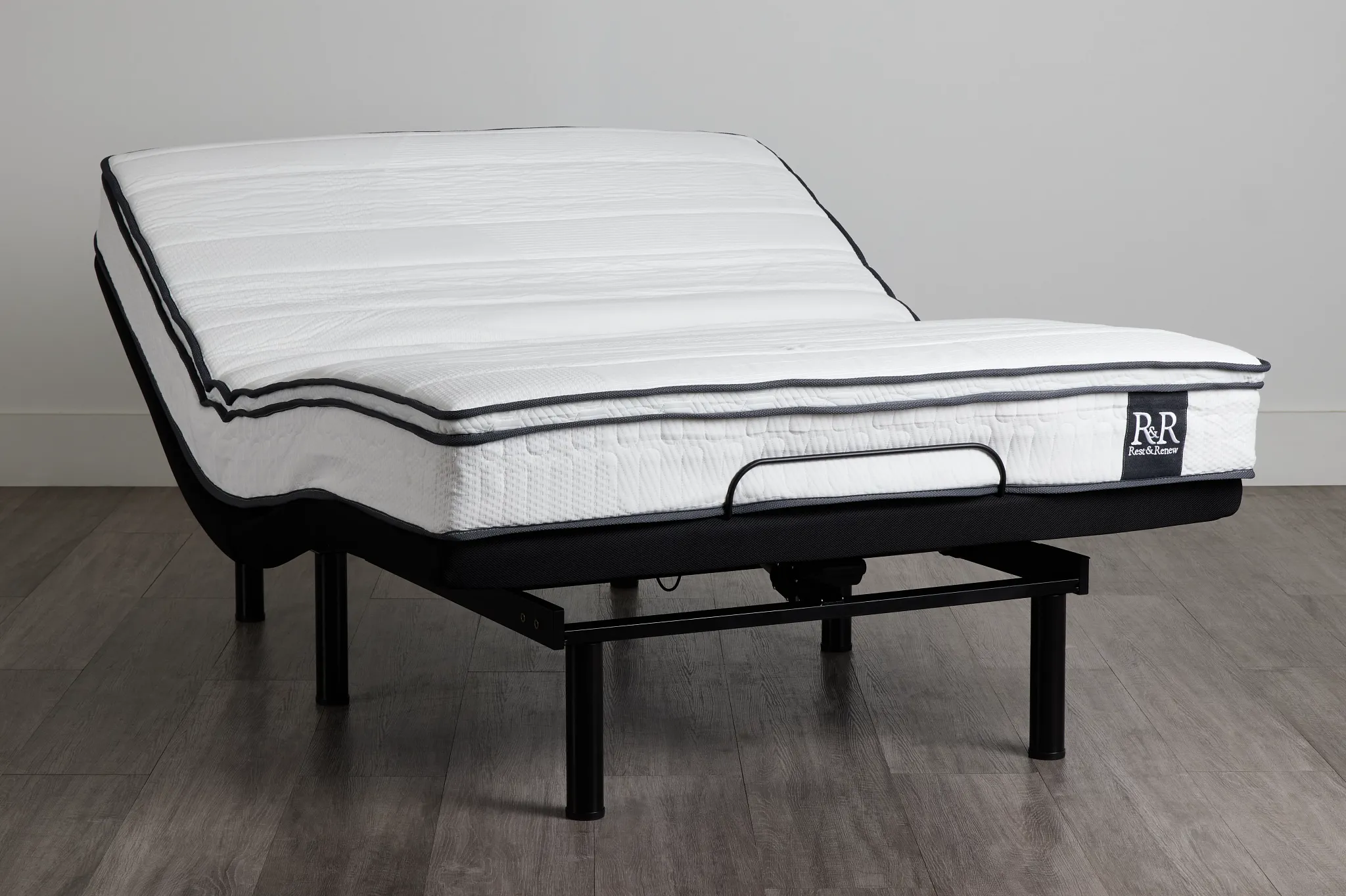 Rest & Renew By Zinus 8" Hybrid Deluxe Adjustable Mattress Set