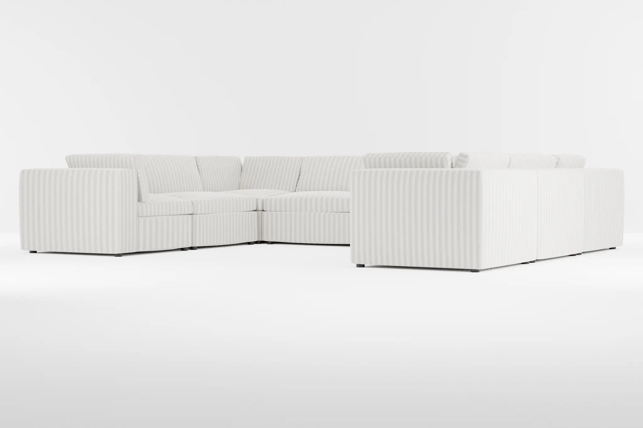 Destin Sea Lane Light Gray Fabric 8-piece Modular Sectional Destin Sea Lane Light Gray Fabric 8-piece Modular Sectional