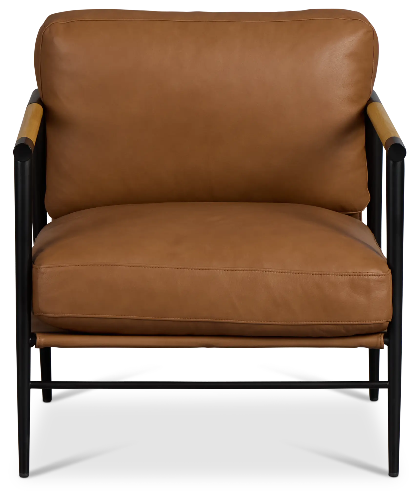 Fiora Light Brown Leather Accent Chair Fiora Light Brown Leather Accent Chair