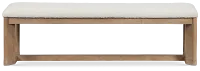 Alton Light Tone Upholstered Dining Bench