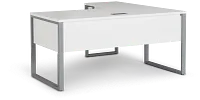 Clark White 32" Return Desk