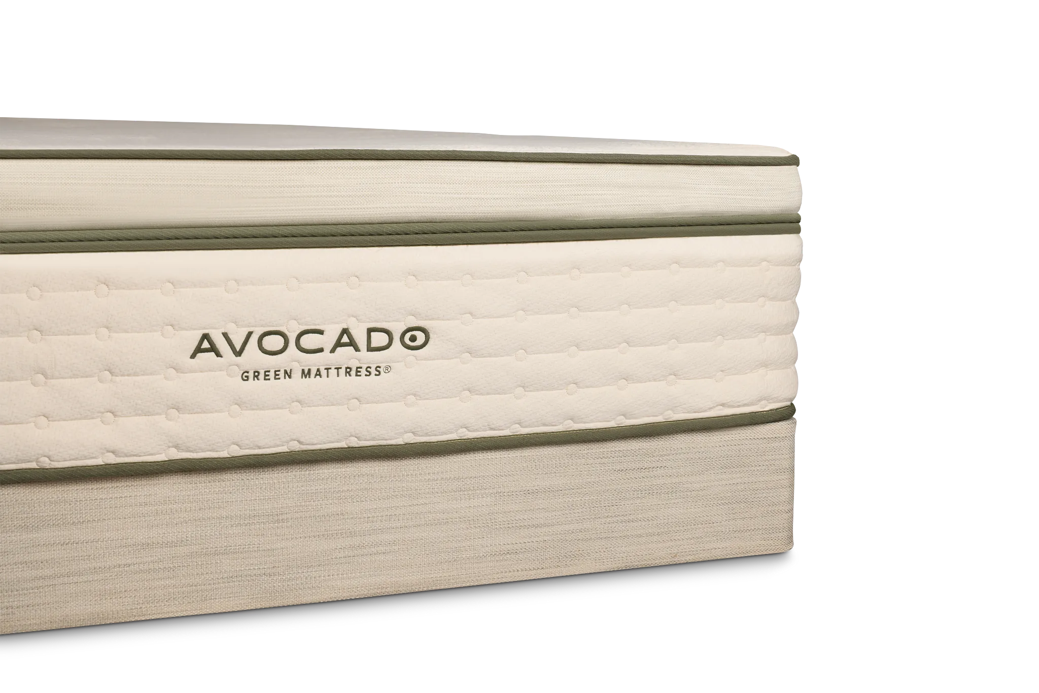 Avocado Green Plush Mattress Set