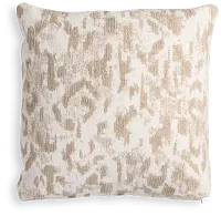 Aurora Beige 18" Square Accent Pillow