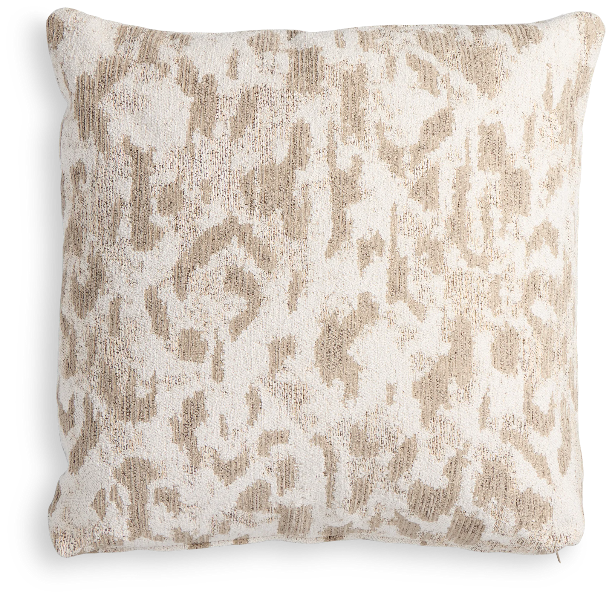 Aurora Beige 18" Square Accent Pillow
