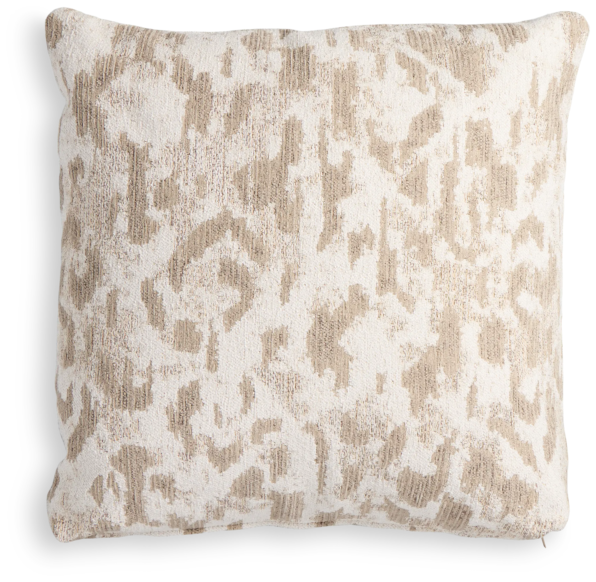 Aurora Beige 18" Square Accent Pillow Aurora Beige 18" Square Accent Pillow