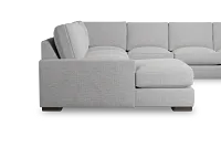 Edgewater Maguire Gray Large Left Chaise Sectional