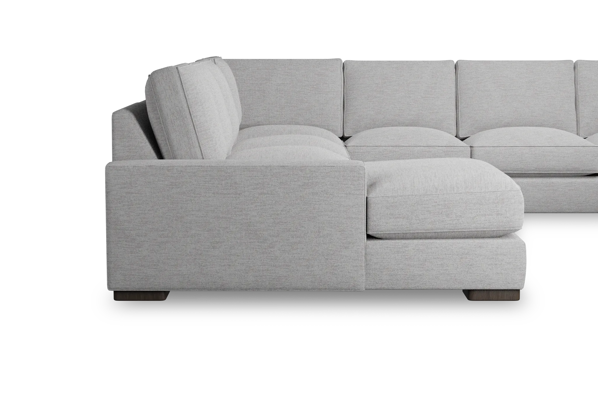 Edgewater Maguire Gray Large Left Chaise Sectional
