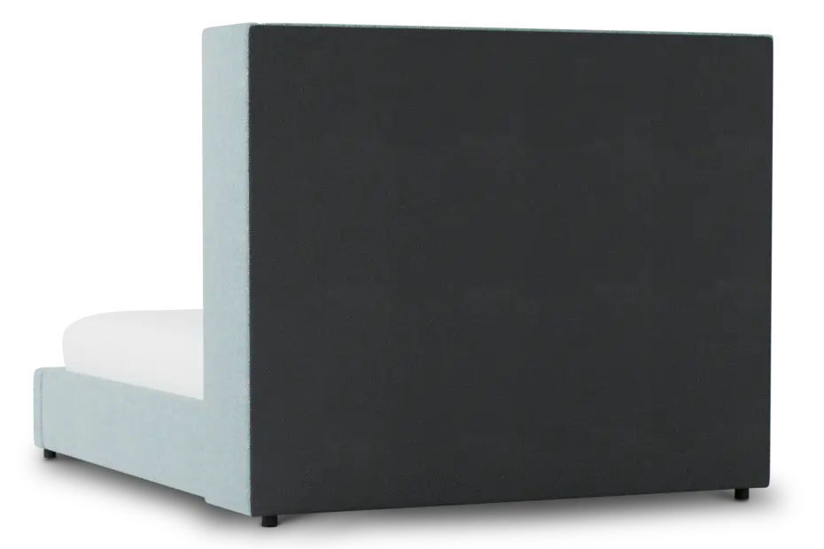 Captiva Elite Light Blue 60" Upholstered Shelter Bed Captiva Elite Light Blue 60" Upholstered Shelter Bed