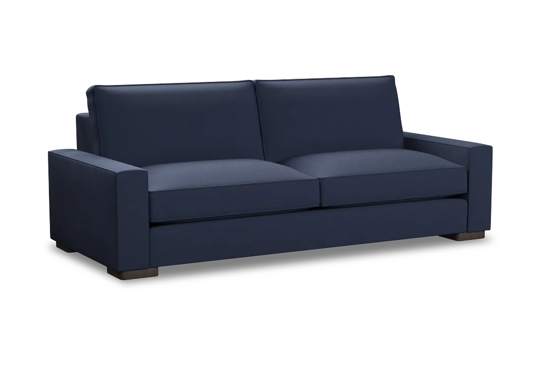 Edgewater Peyton Dark Blue 96" Sofa W/ 2 Cushions