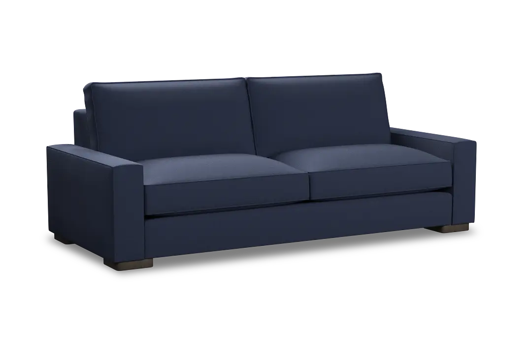 Edgewater Peyton Dark Blue 96" Sofa W/ 2 Cushions Edgewater Peyton Dark Blue 96" Sofa W/ 2 Cushions