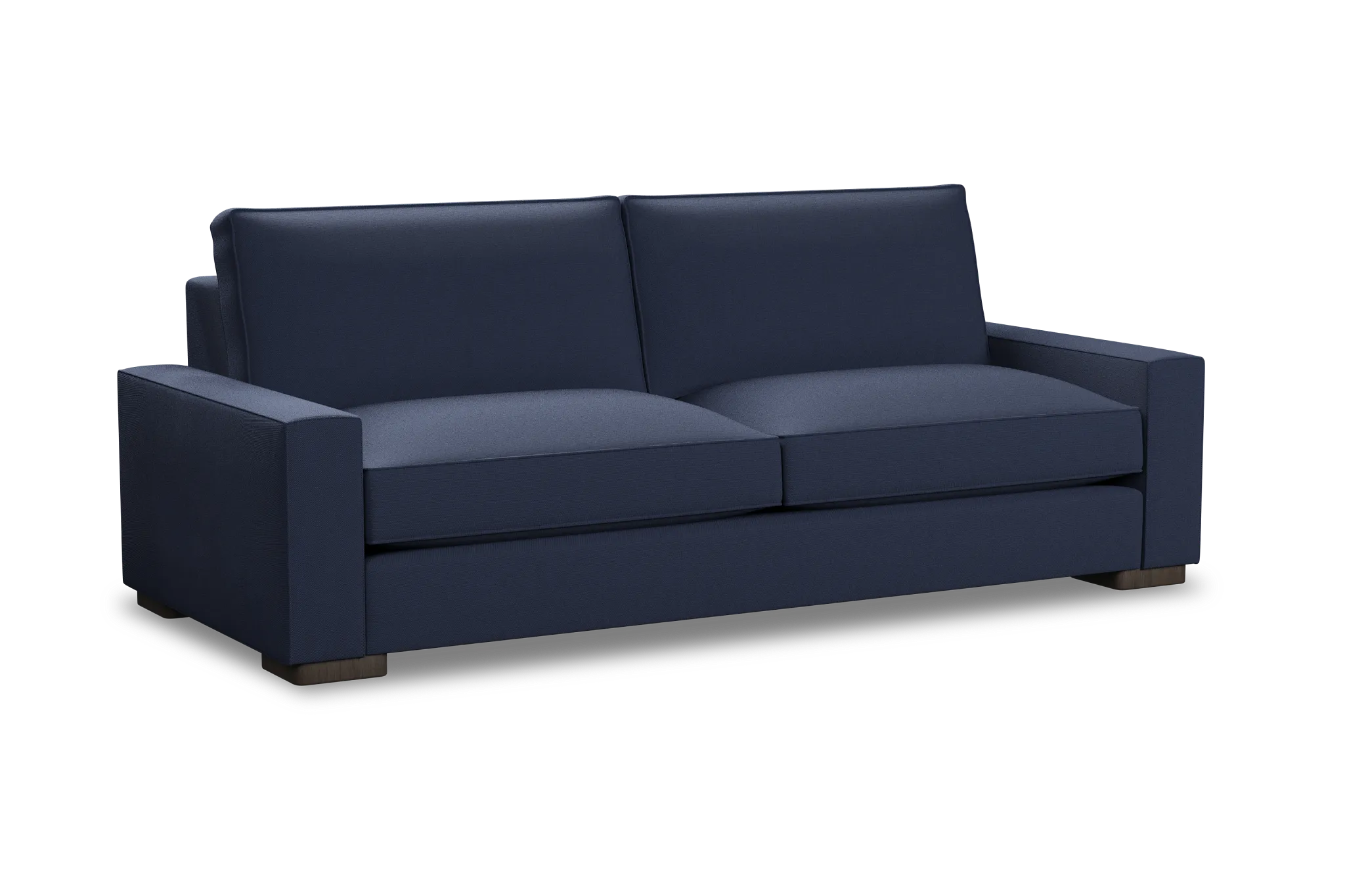 Edgewater Peyton Dark Blue 96" Sofa W/ 2 Cushions
