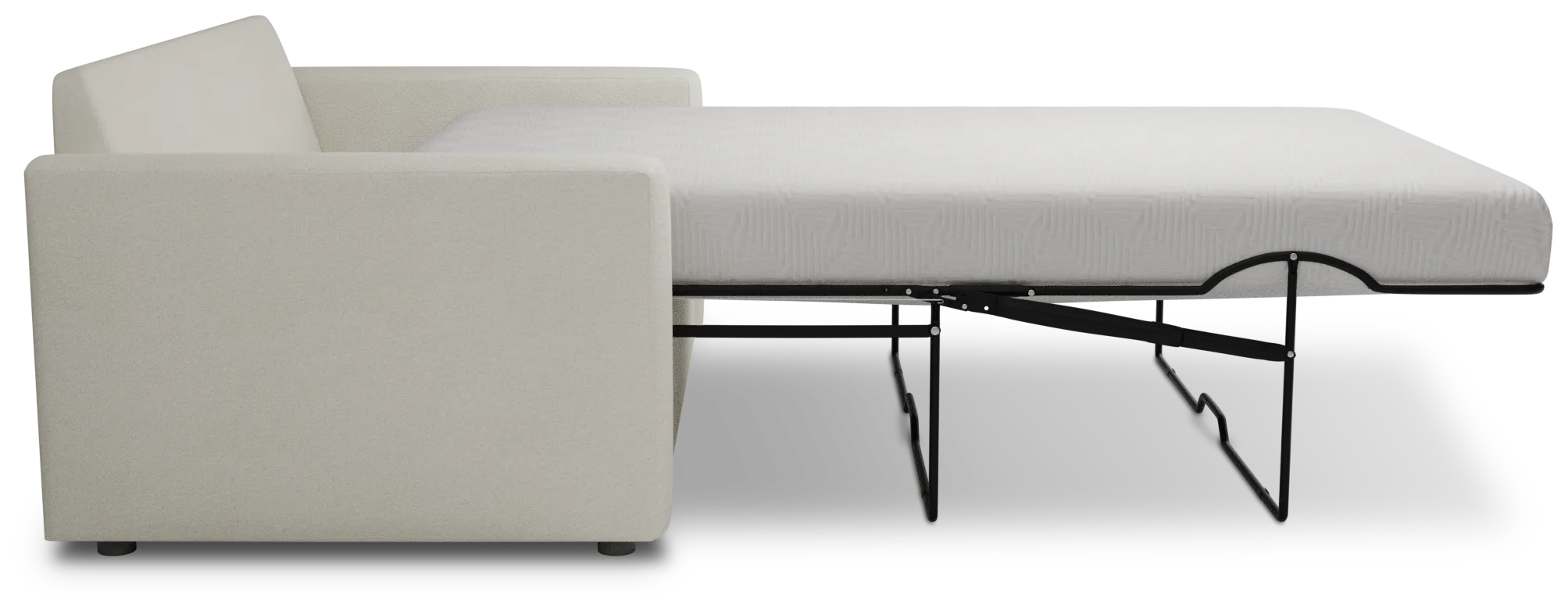 Siesta Elite Ivory Fabric Memory Foam Sleeper