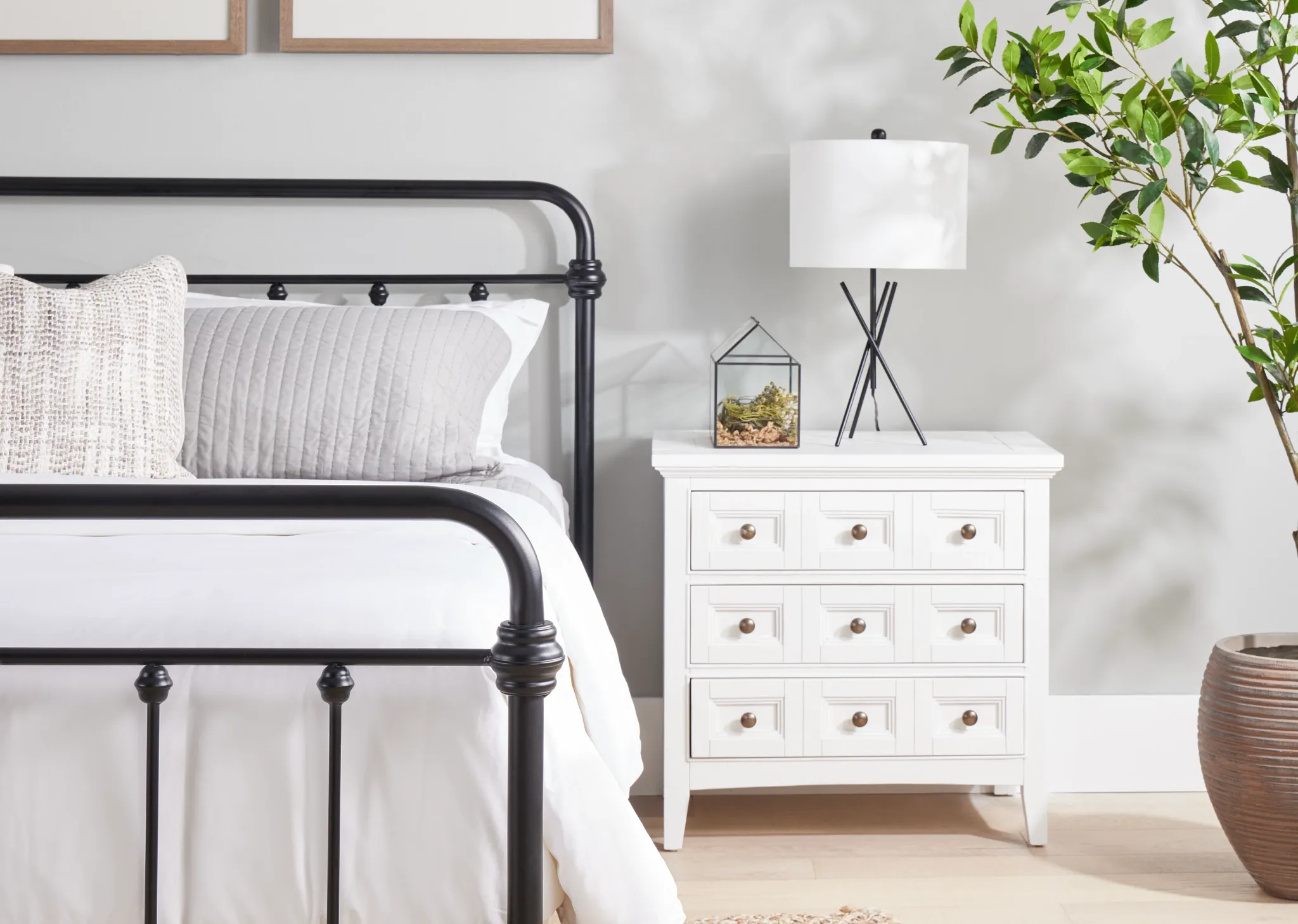 Heron Cove White Nightstand