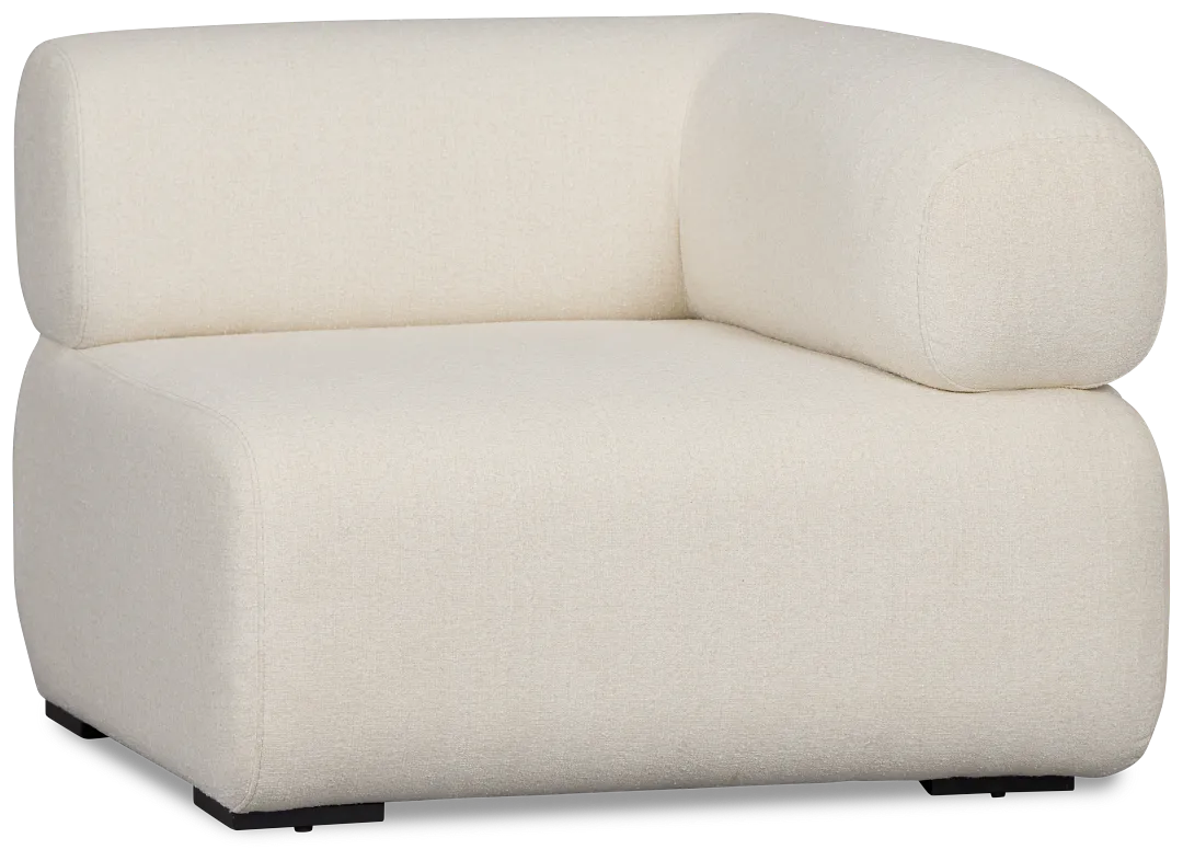 Celeste Light Beige Fabric Right Chair