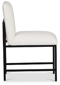 Highland Black Upholstered Side Chair