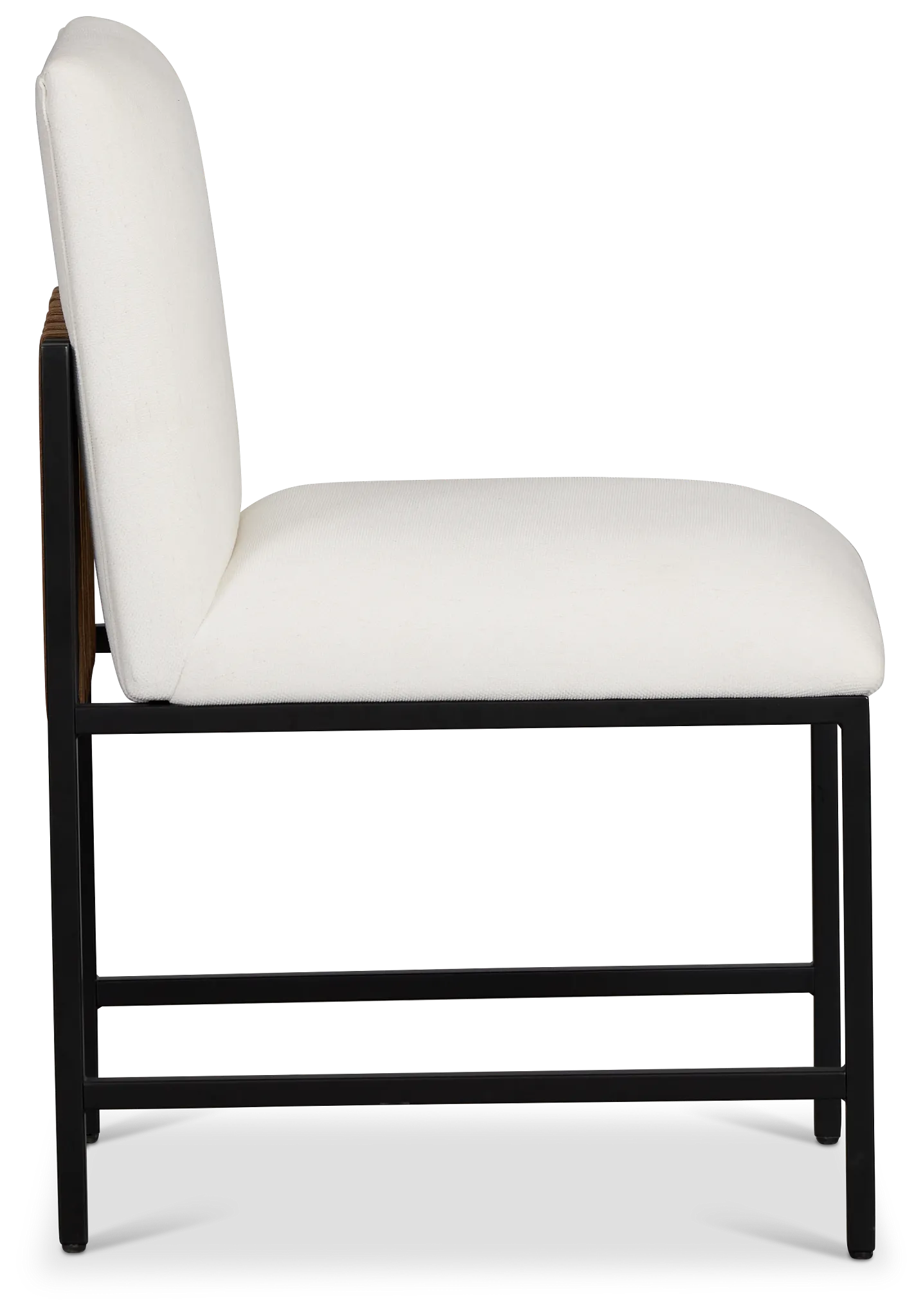 Highland Black Upholstered Side Chair