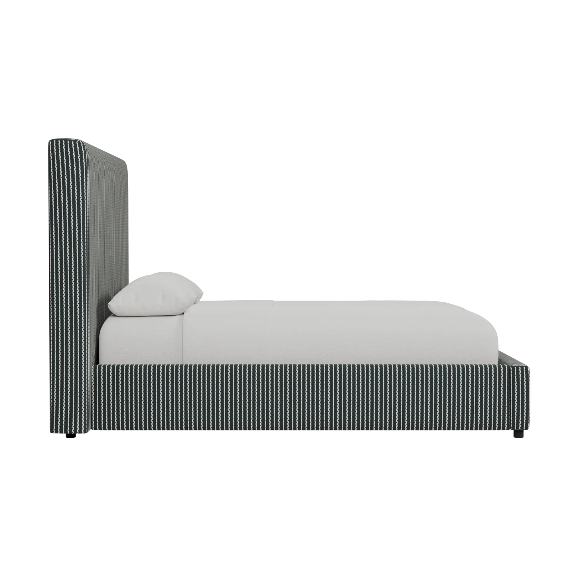 Grayton Lucy Navy 54" Upholstered Platform Bed Grayton Lucy Navy 54" Upholstered Platform Bed