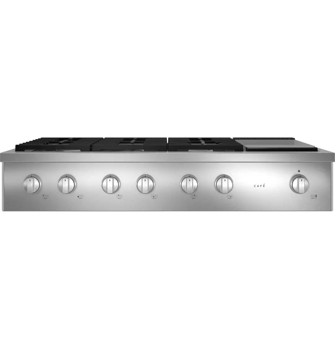 Cafe 486 Series Stainless Steel 48" Gas Cook Top Cafe 486 Series Stainless Steel 48" Gas Cook Top