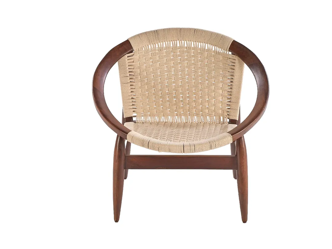 Caspy Mid Tone Woven Accent Chair
