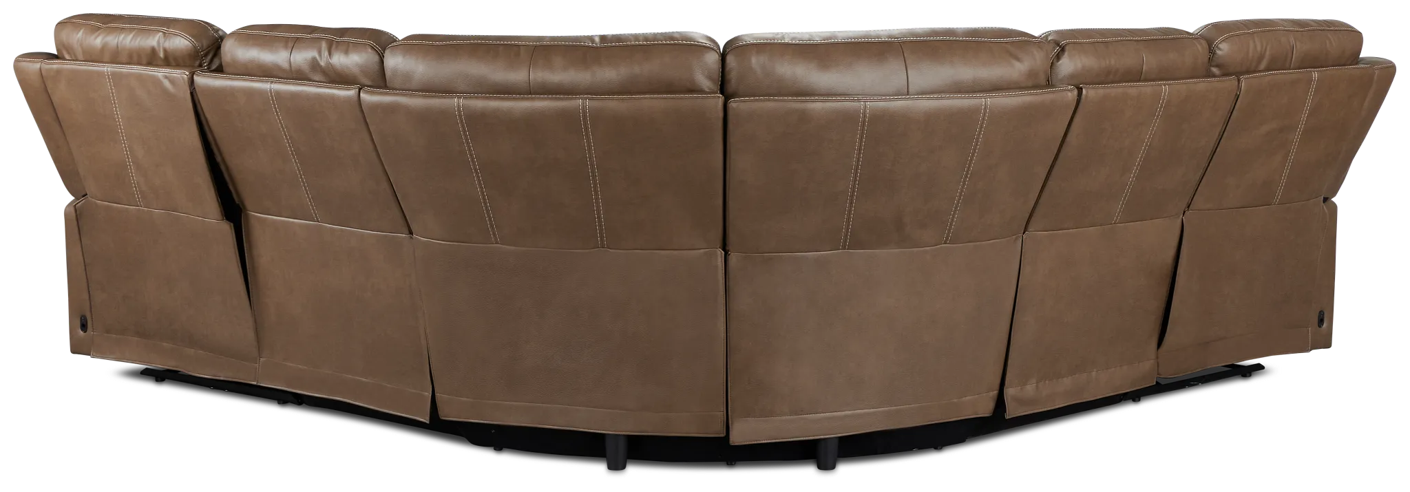 Jayden Brown Micro Small Two-arm Power Reclining Sectional