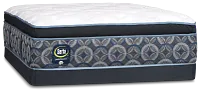 Serta Perfect Sleeper Bay City Plush Low-profile Mattress Set