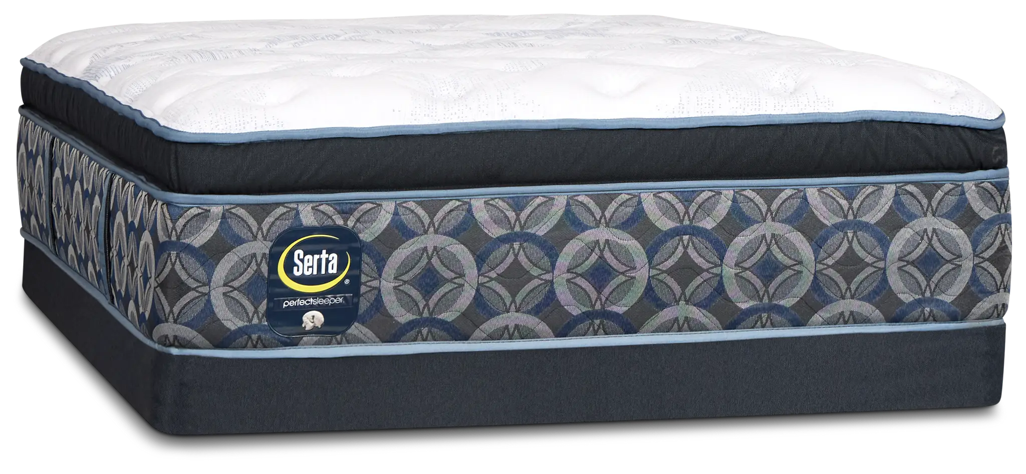 Serta Perfect Sleeper Bay City Plush Low-profile Mattress Set Serta Perfect Sleeper Bay City Plush Low-profile Mattress Set