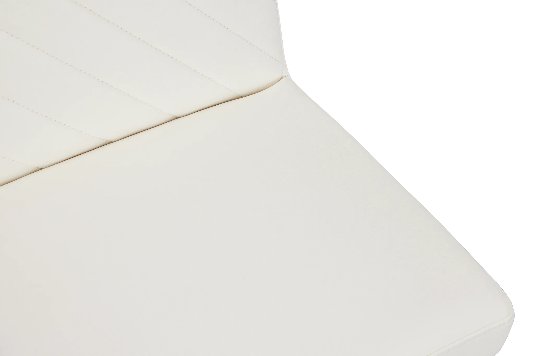 Harlem White 24" Upholstered Barstool