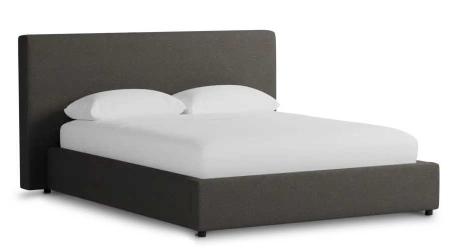 Grayton Elite Dark Gray 44" Upholstered Platform Bed Grayton Elite Dark Gray 44" Upholstered Platform Bed