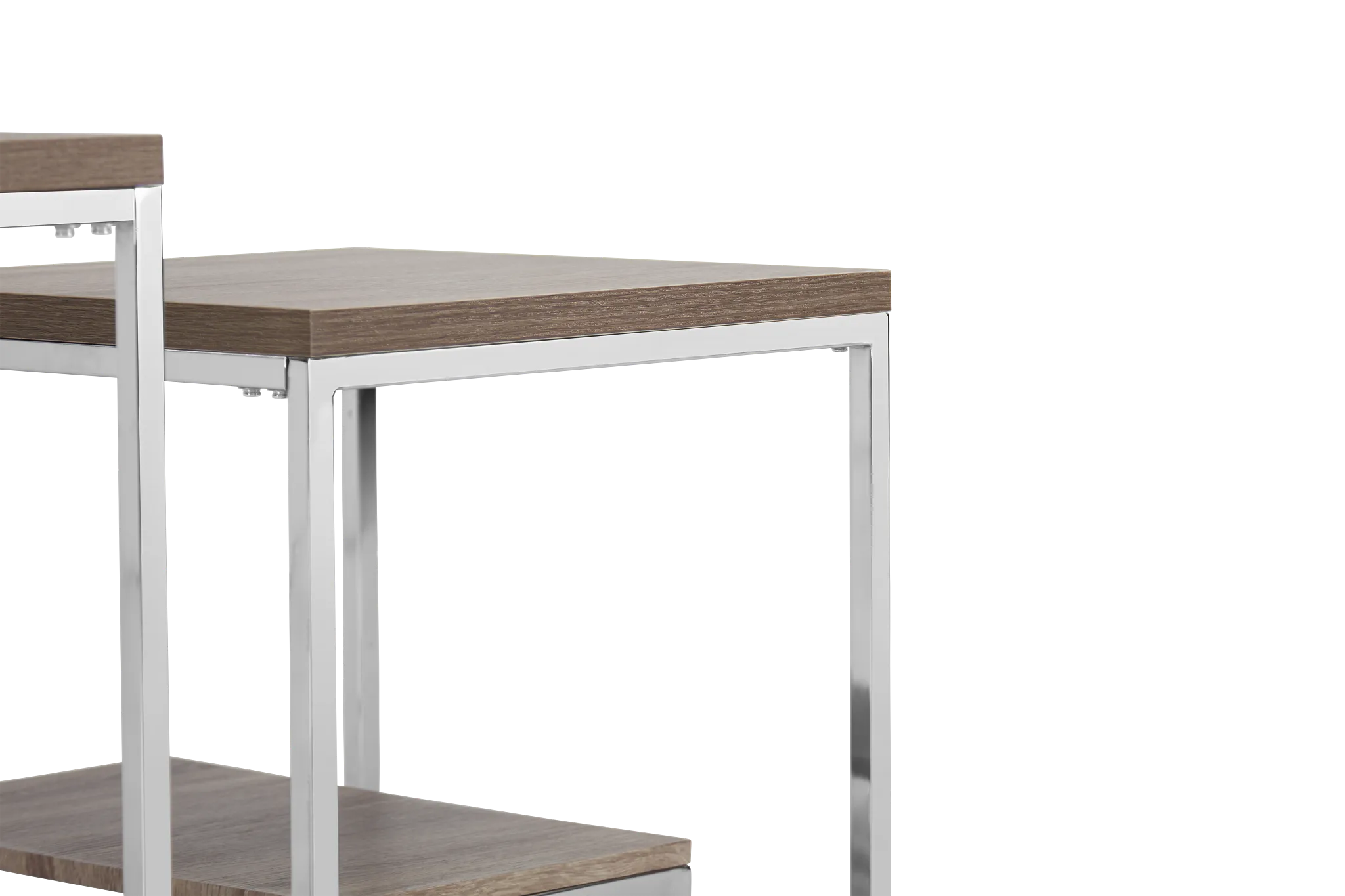 Elliot Gray Set Of 2 Nesting End Table