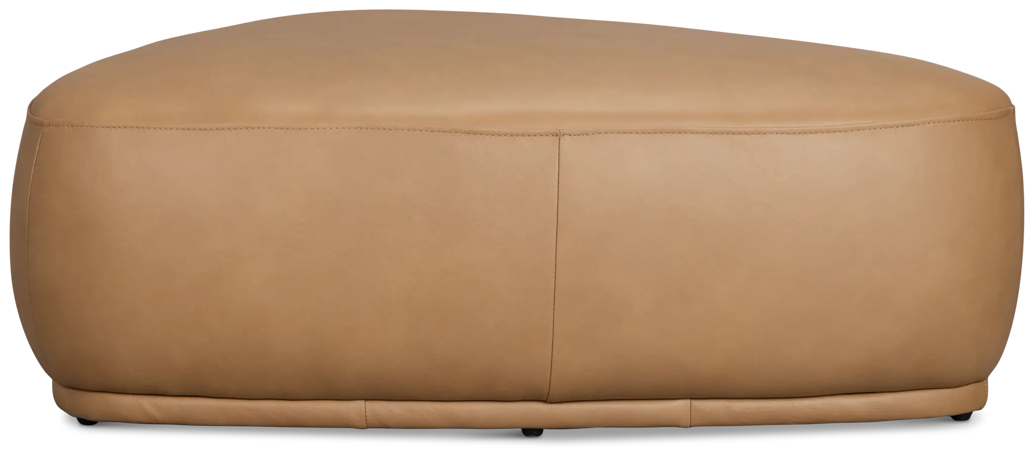 Jovi Brown Leather Large Accent Ottoman Jovi Brown Leather Large Accent Ottoman