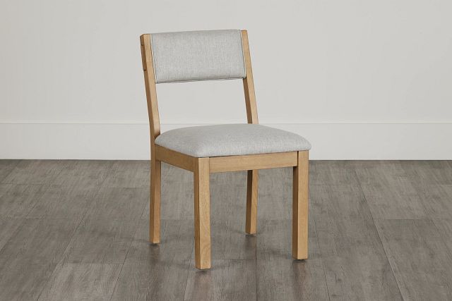 Vail Light Tone Upholstered Side Chair