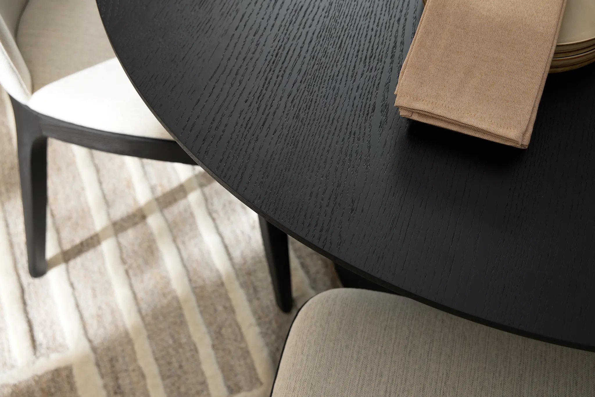 Nomad Black 47" Round Table Nomad Black 47" Round Table