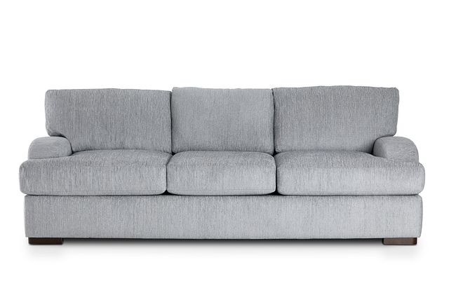 Alpha Light Gray Fabric Sofa
