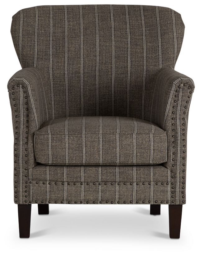 Layla Brown Fabric Accent Chair