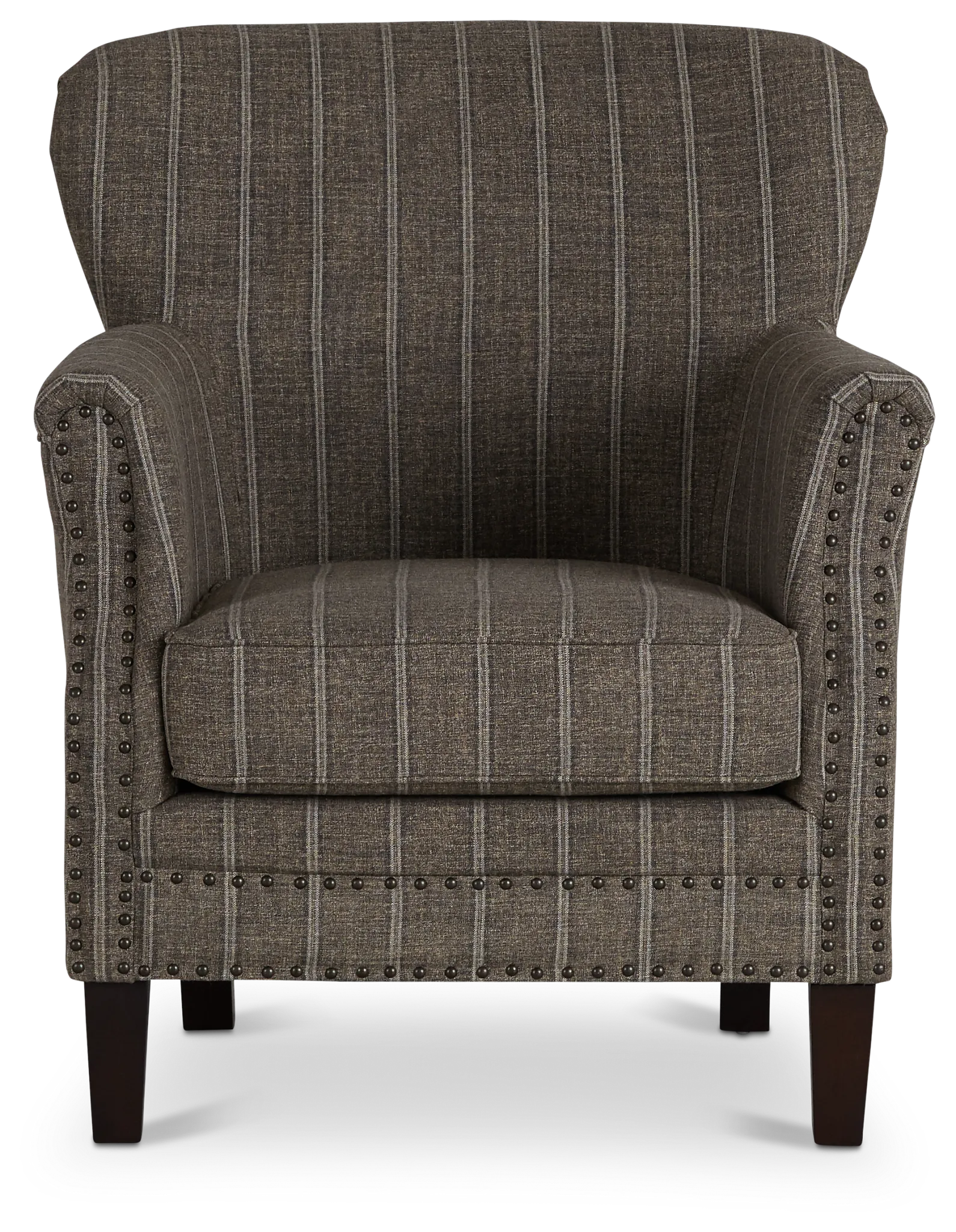 Layla Brown Fabric Accent Chair