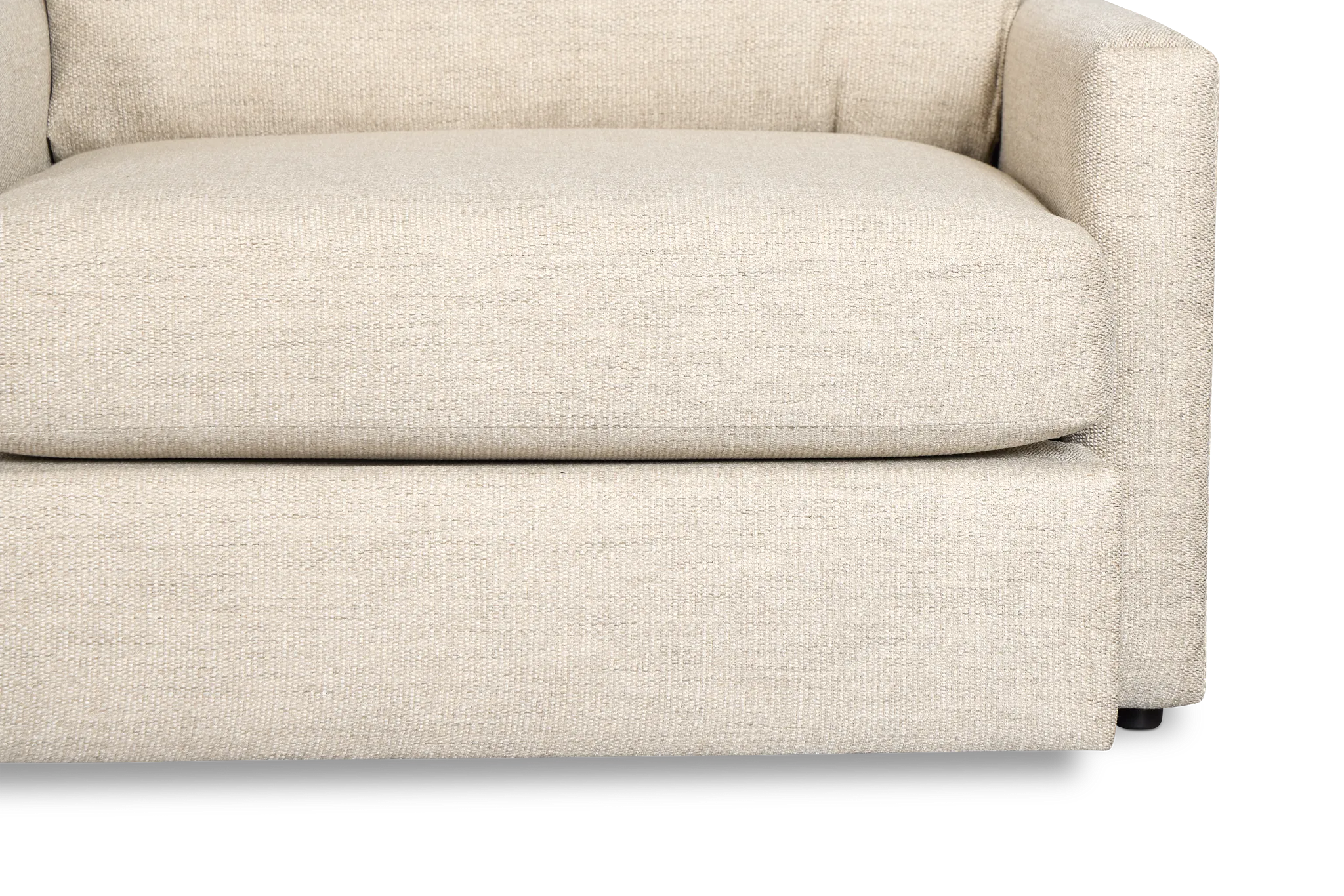 Maxwell Light Gray Fabric Oversized Chair