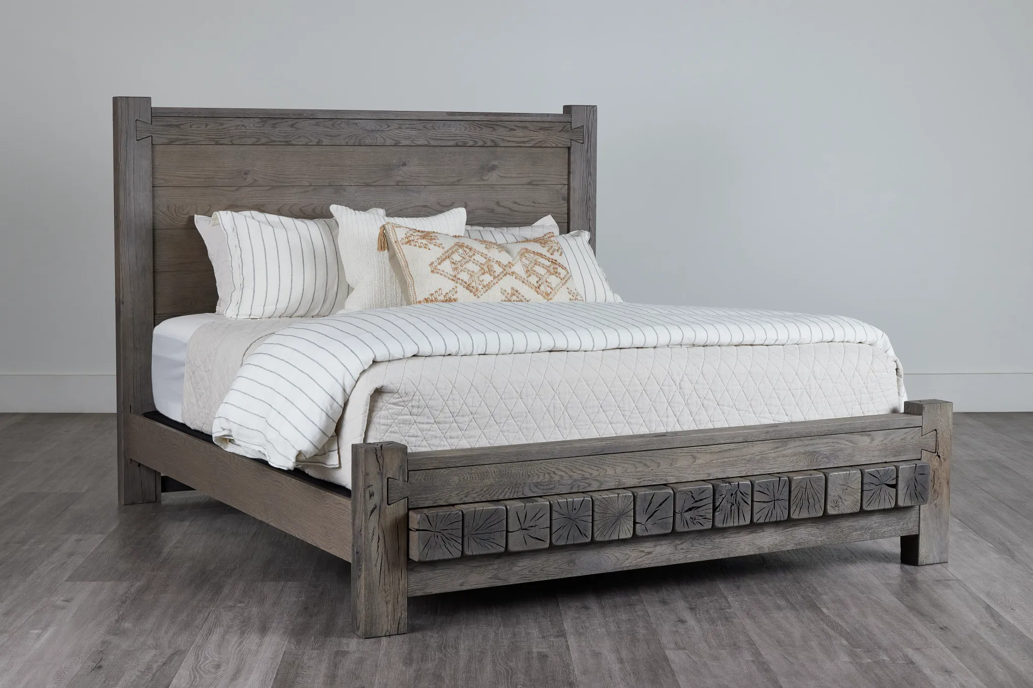 Salt Lake Gray Platform Bed