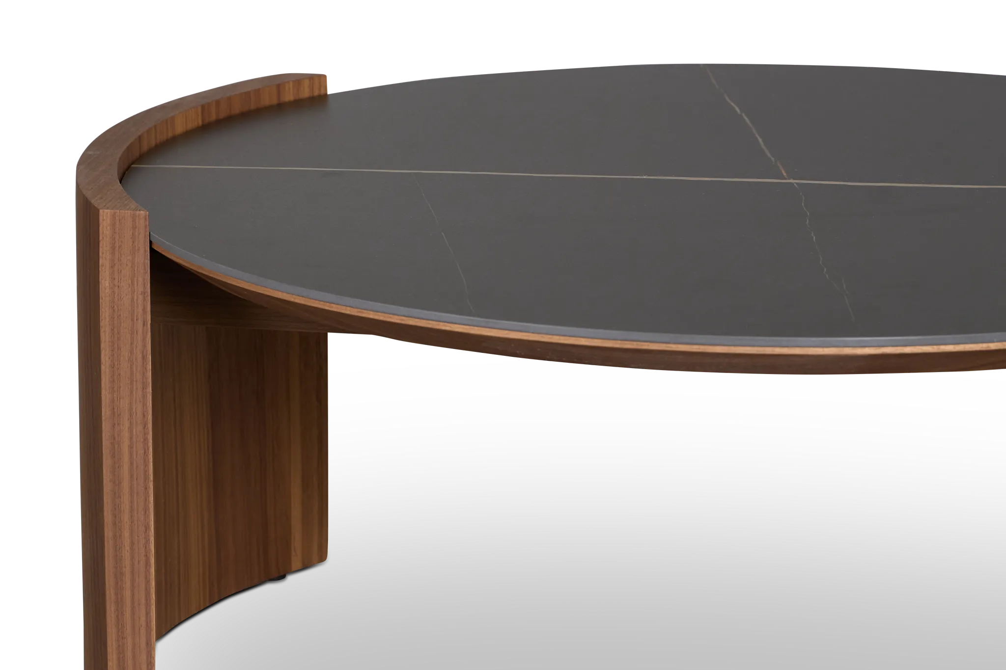 Nomad Mid Tone Ceramic Round Coffee Table