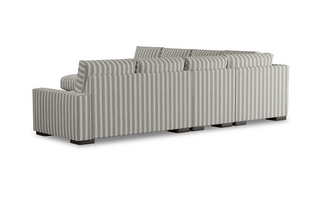 Edgewater Sea Lane Dark Gray Large Left Chaise Sectional