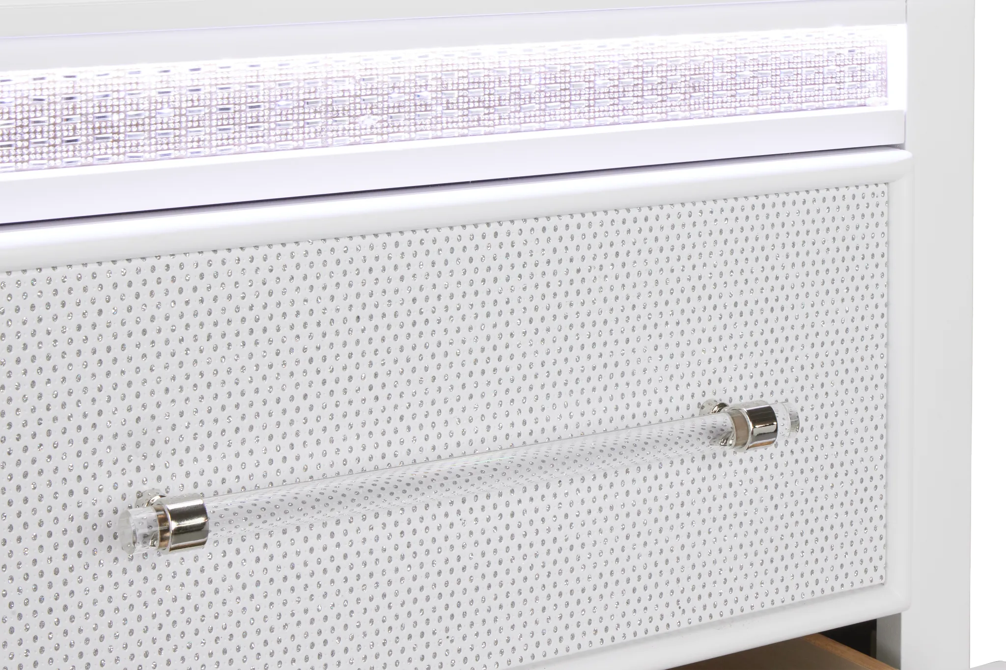 Milan White Lingerie Chest