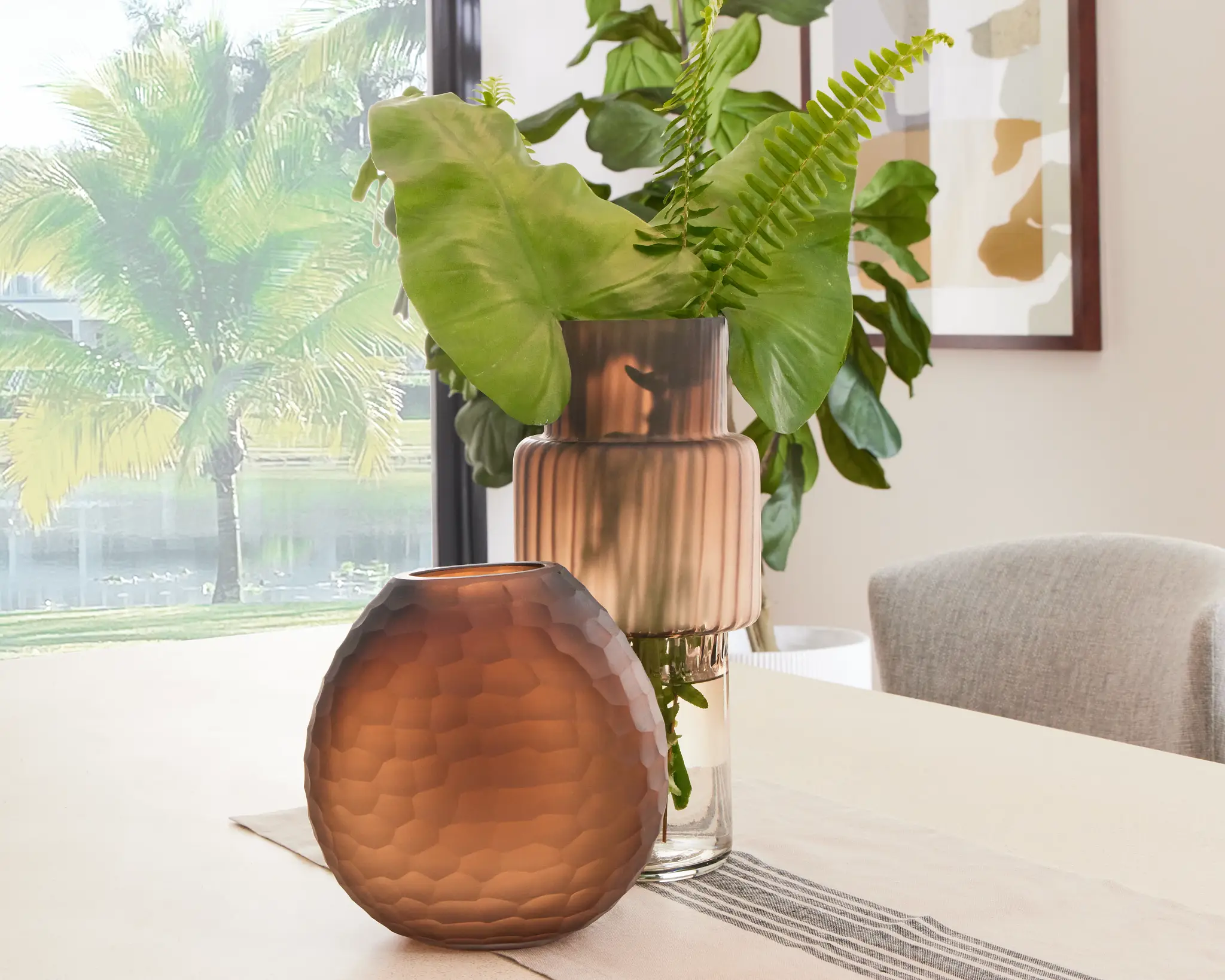 Joliet Brown Small Vase Joliet Brown Small Vase