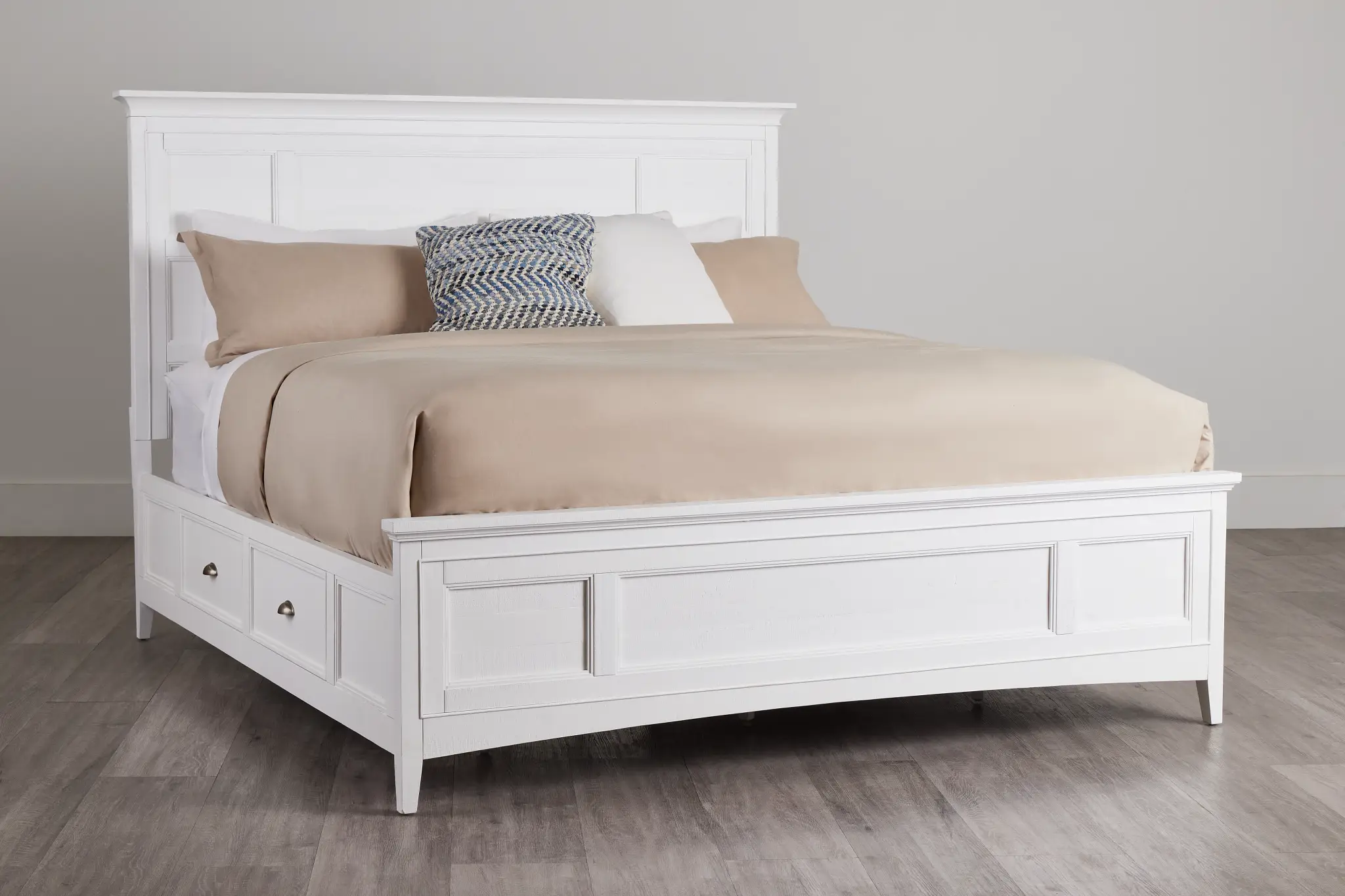 Heron Cove White Panel Storage Bed Heron Cove White Panel Storage Bed