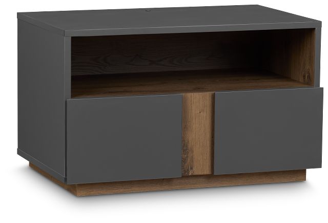 Brasilia Gray 1-drawer Nightstand