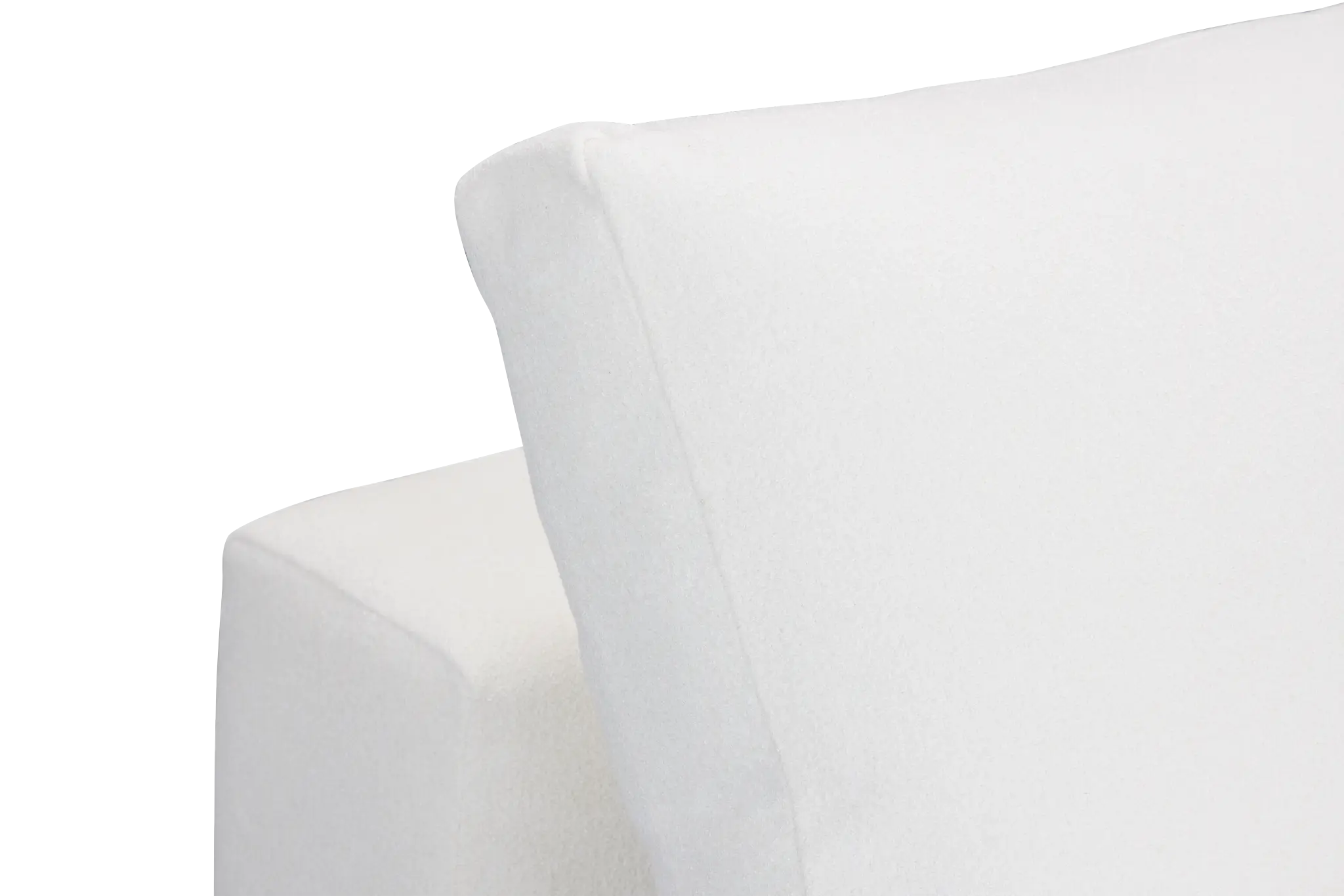 Destin Elite Ivory Fabric Armless Chair Destin Elite Ivory Fabric Armless Chair