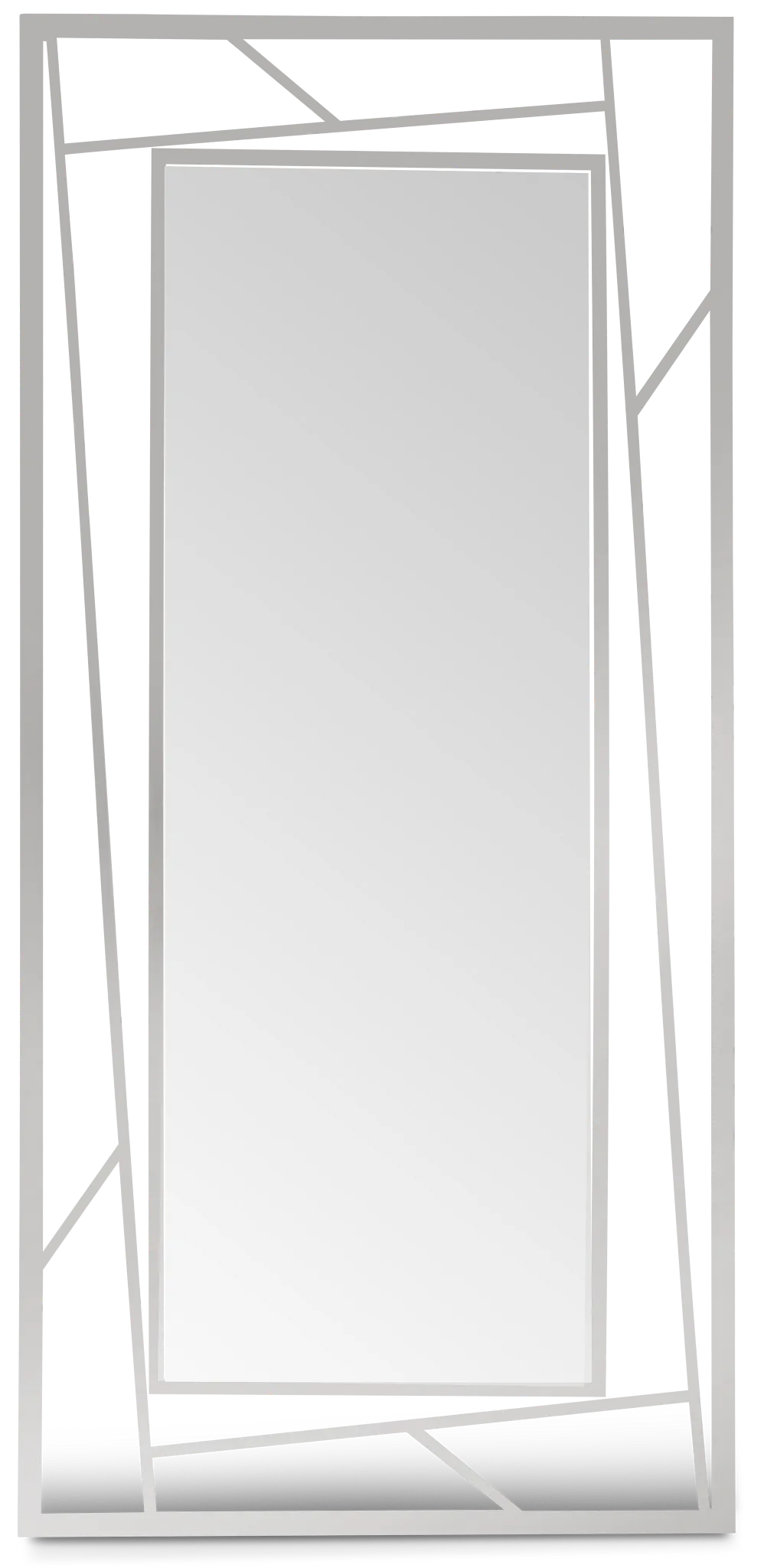 Ace Silver Floor Mirror